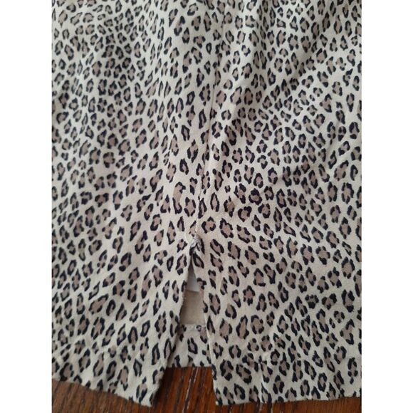 Sz 8 Vintage Platinum Dorothy Schoelen Cheetah Leopard Animal Print Mini Skirt - Picture 4 of 8